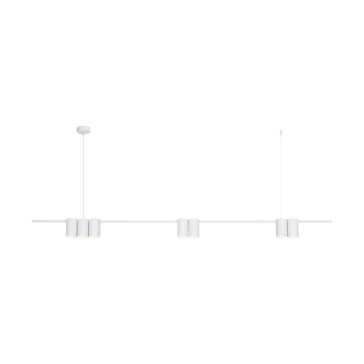 MiLagro MILML0371 - GENESIS WHITE 7xGU10 nowoczesne lampy do wnętrz