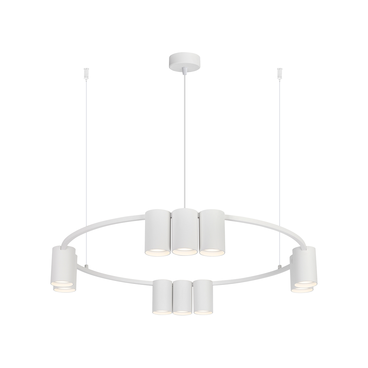 MiLagro MILML0374 - GENESIS WHITE 10xGU10 oświetlenie klasy premium
