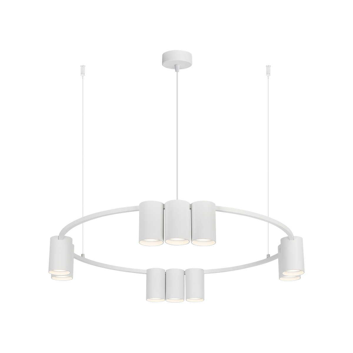 MiLagro MILML0374 - GENESIS WHITE 10xGU10 oświetlenie klasy premium