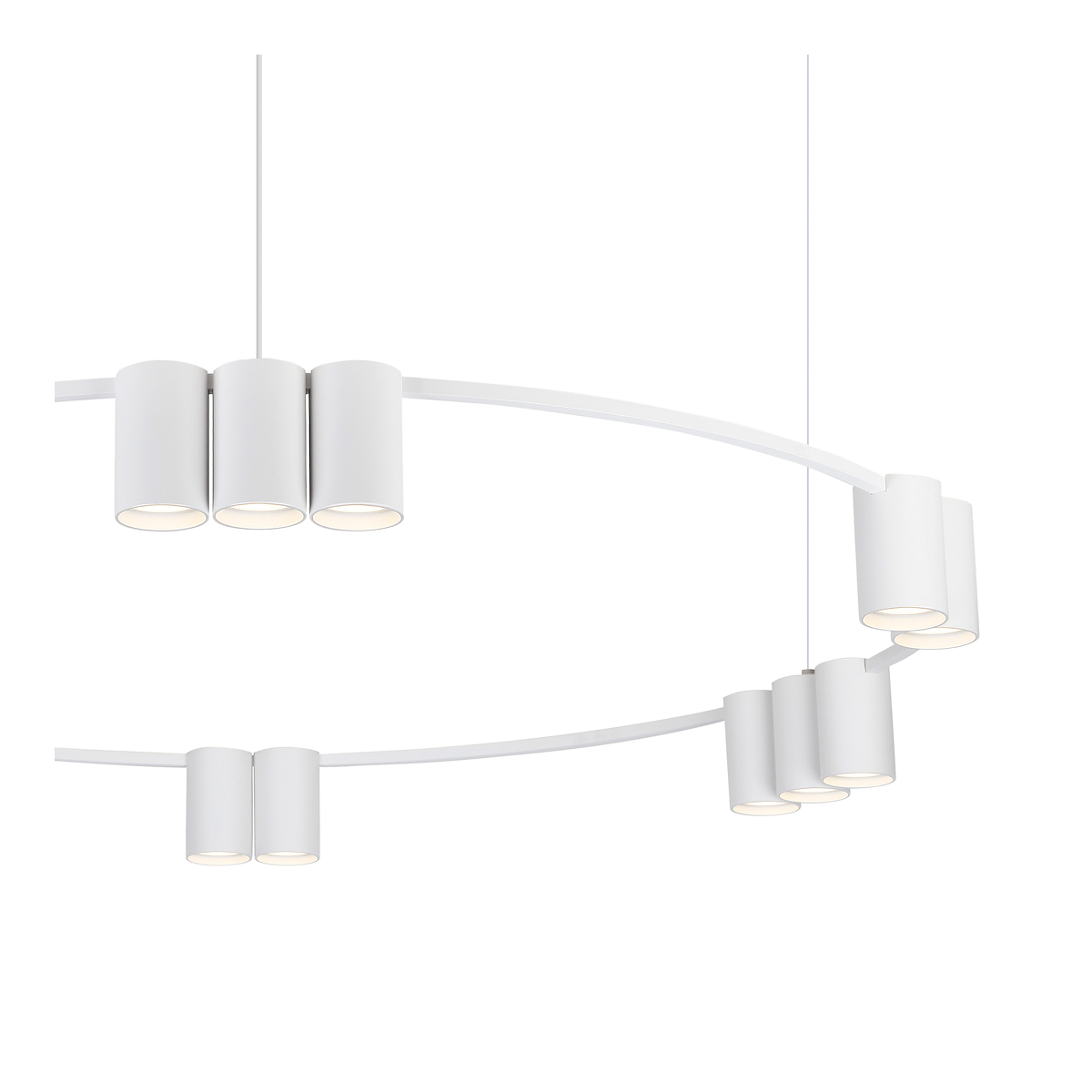 MiLagro MILML0377 - GENESIS WHITE 15xGU10 unikalne oświetlenie