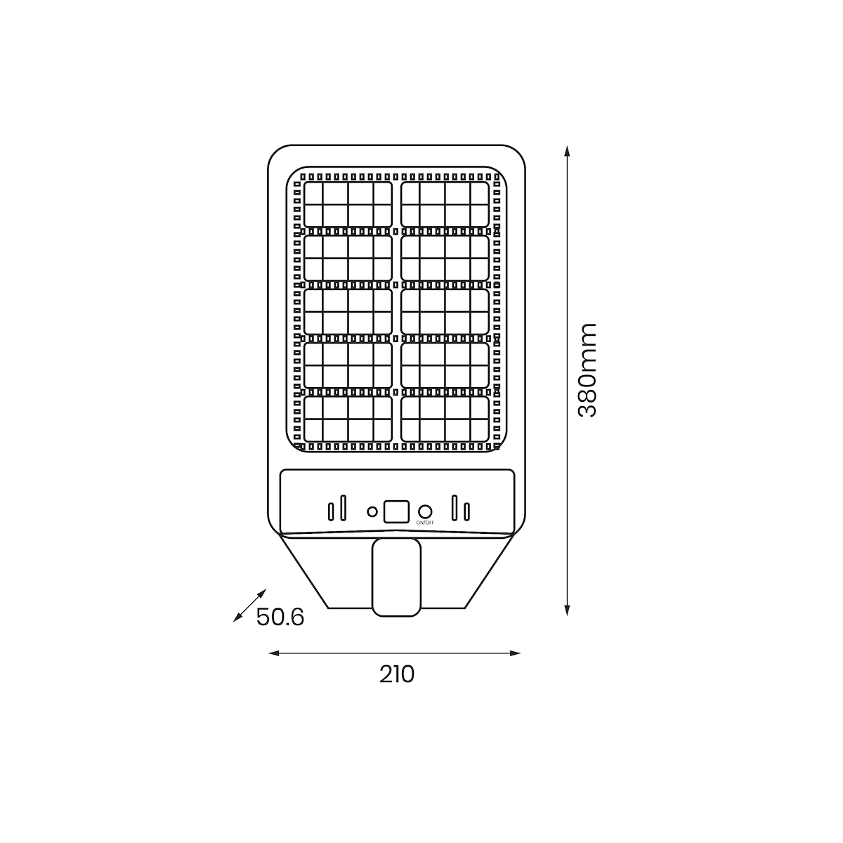 MiLagro EKO0546 - Latarnia Solarna KERS 200W nietuzinkowe oświetlenie