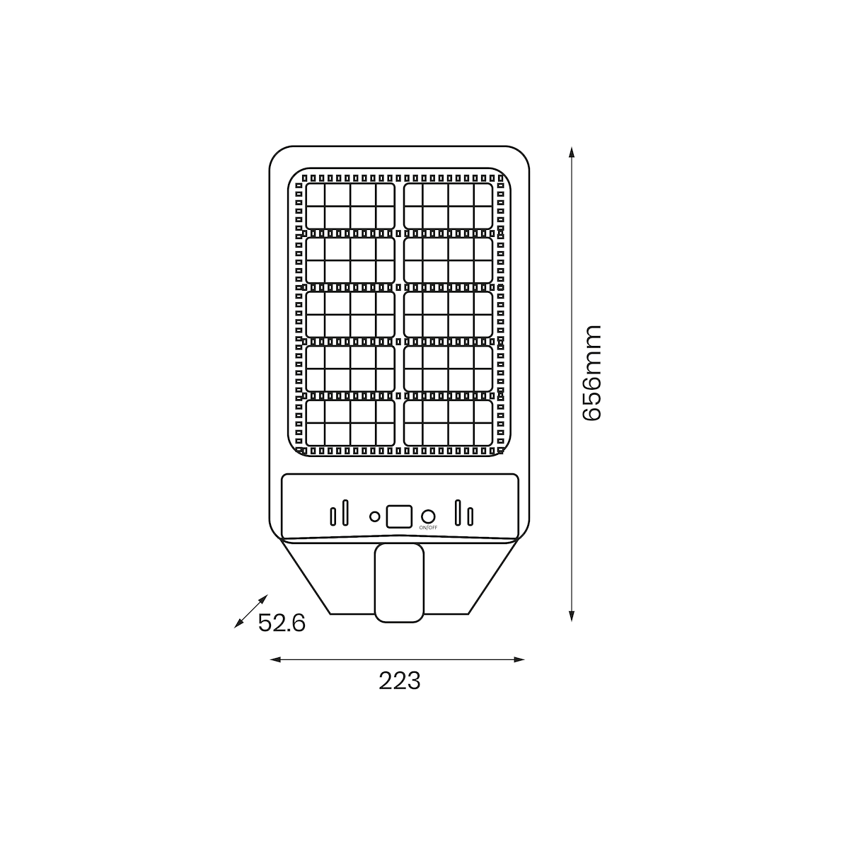 MiLagro EKO0547 - Latarnia Solarna KERS 400W klimatyczne oświetlenie