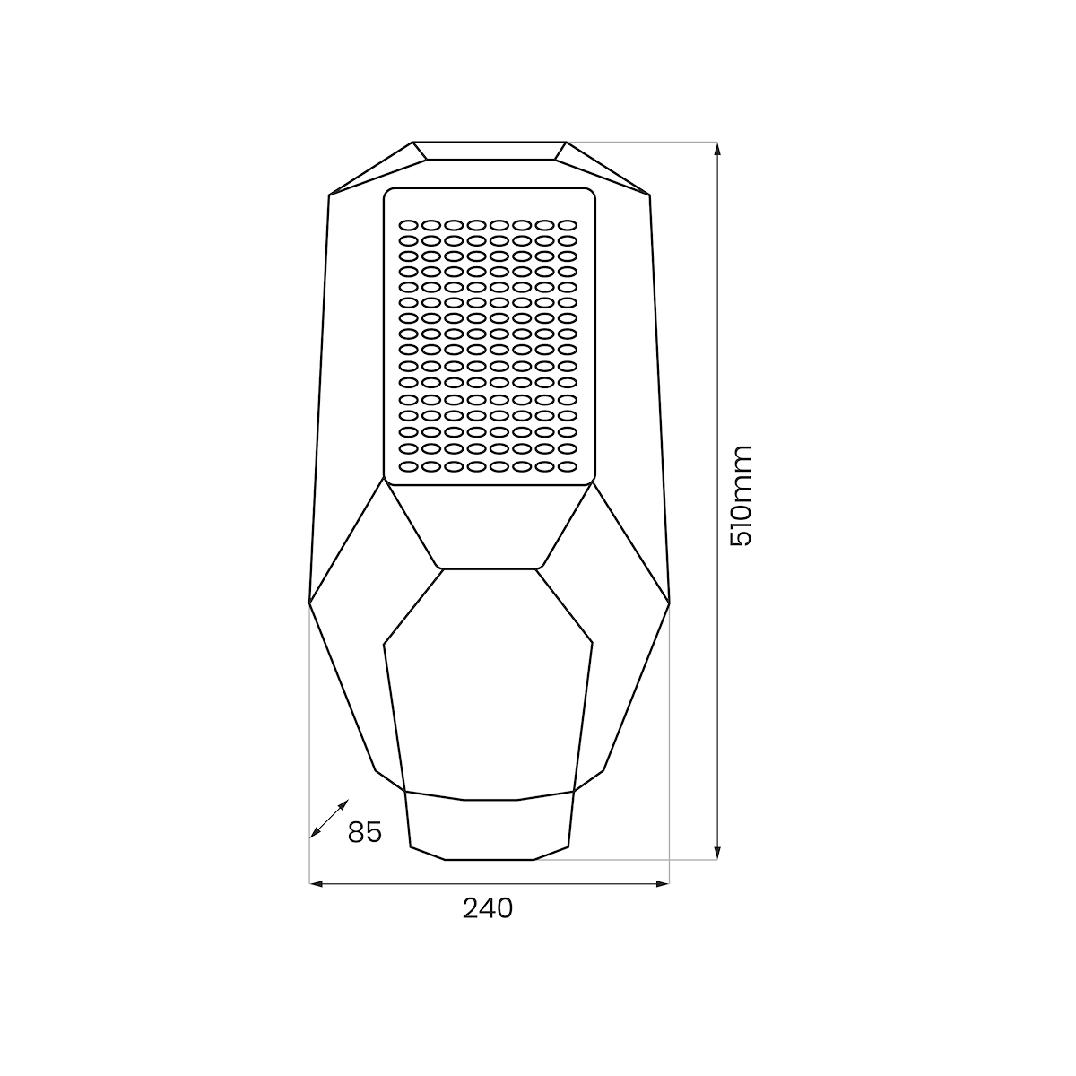 MiLagro EKO0548 - Latarnia Solarna Kobra 200W nastrojowe światło