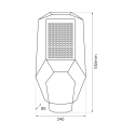 MiLagro EKO0548 - Latarnia Solarna Kobra 200W nastrojowe światło