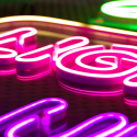 MiLagro EKF0570 - NEON EKO-FLEX Różowy niepowtarzalne oświetlenie wnę