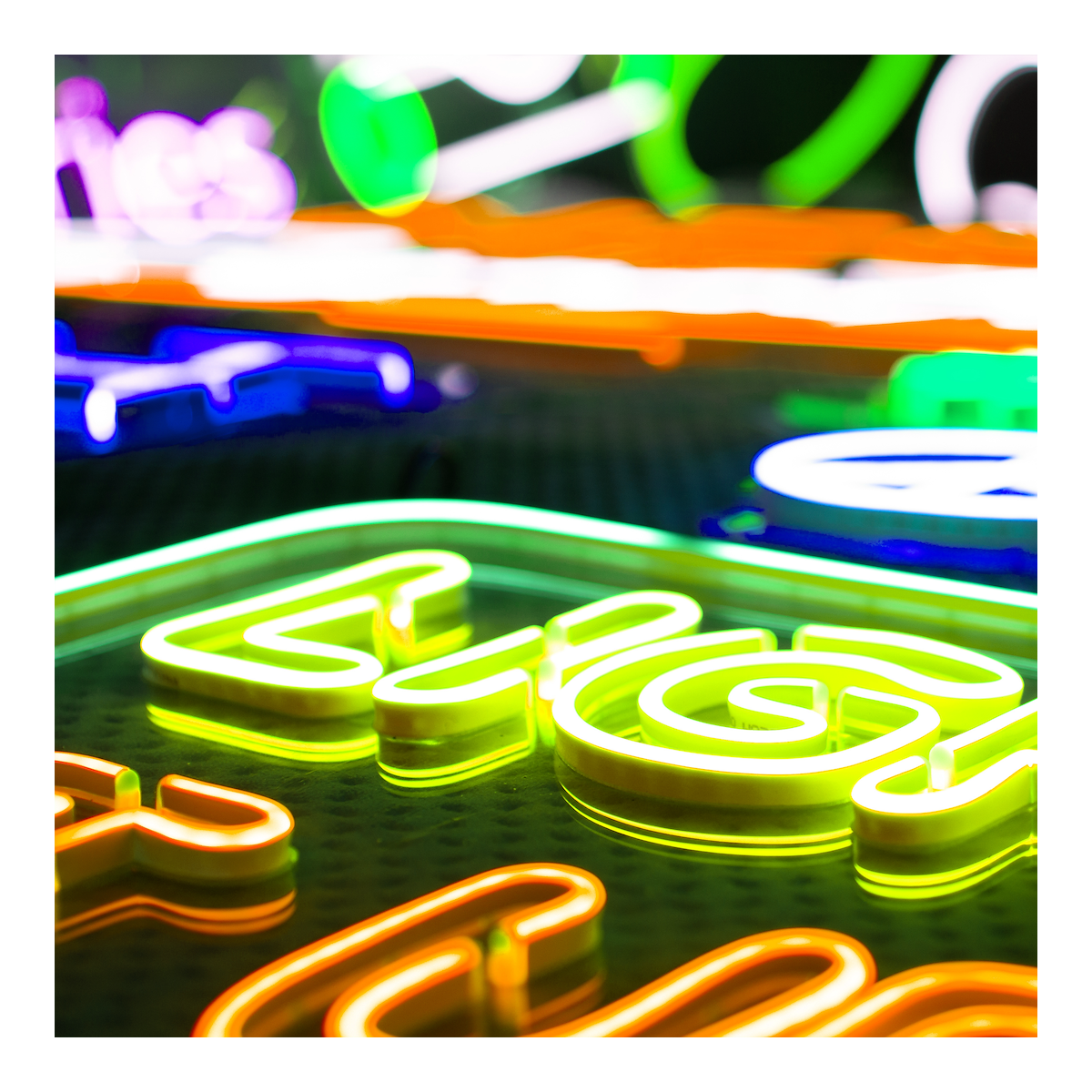 MiLagro EKF0572 - NEON EKO-FLEX Żółty nowoczesne lampy do wnętrz