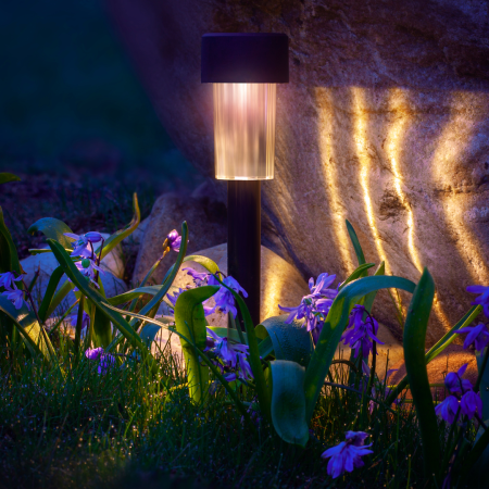 MiLagro EKO0593 - Lampa Solarna Patyk Czarna niepowtarzalne oświetlen