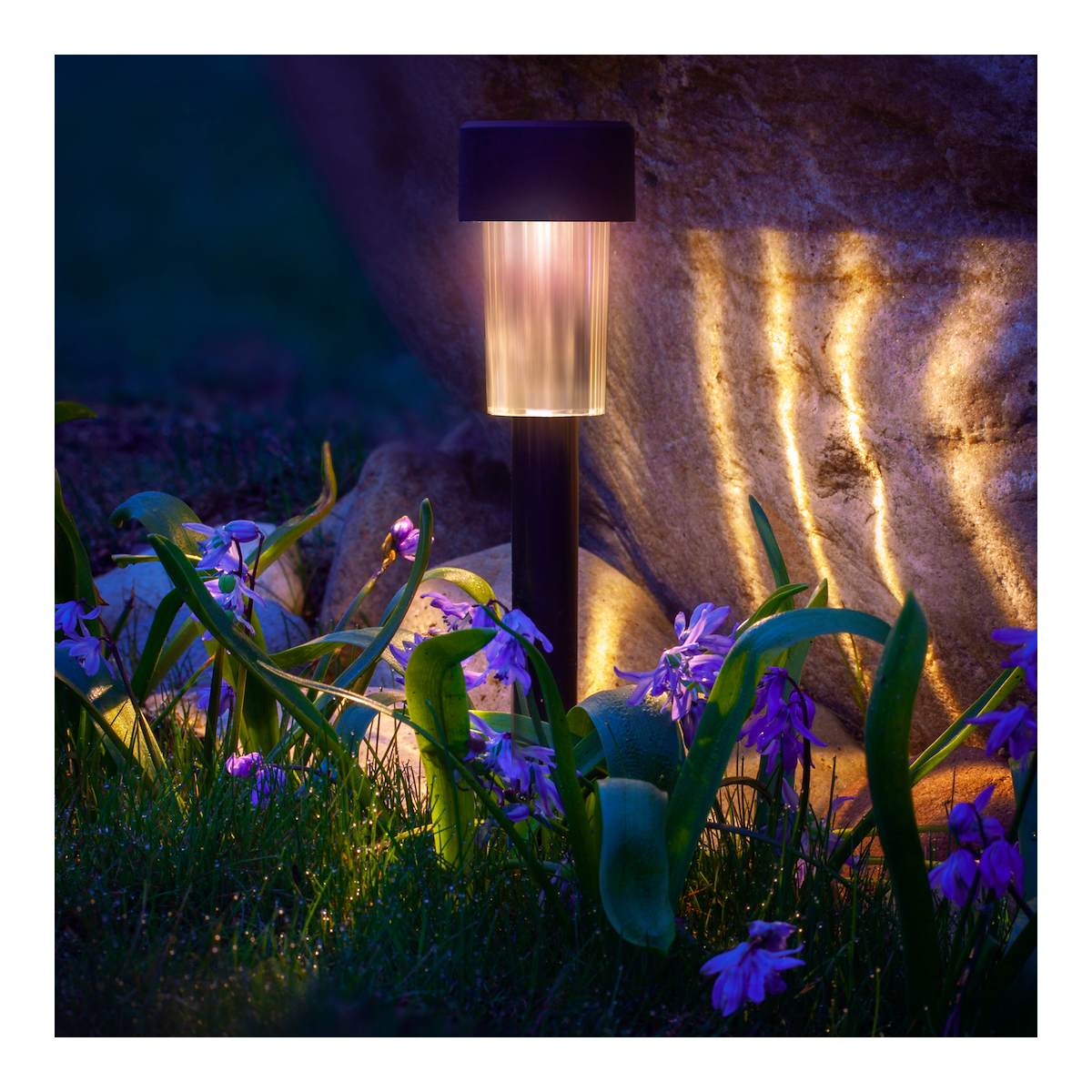 MiLagro EKO0593 - Lampa Solarna Patyk Czarna niepowtarzalne oświetlen