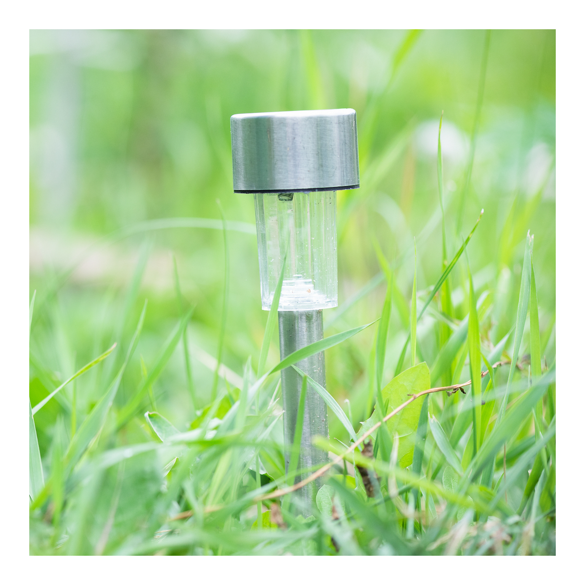 MiLagro EKO0594 - Lampa Solarna Patyk Inox światło podkreślające char
