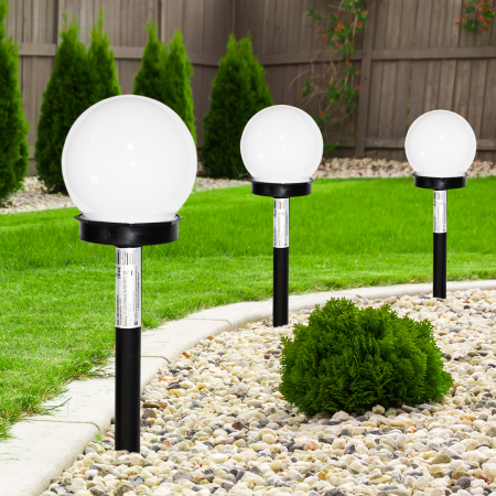 MiLagro EKO0595 - Lampka ogrodowa solarna kulka nowoczesne lampy do w