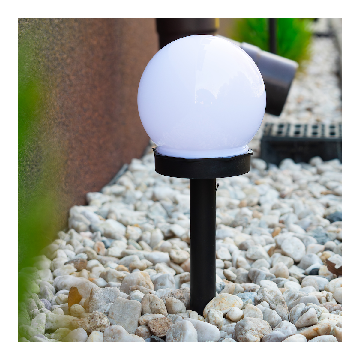 MiLagro EKO0595 - Lampka ogrodowa solarna kulka nowoczesne lampy do w