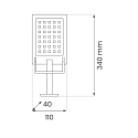MiLagro EKO0615 - Lampa Solarna Adik 500LM wyjątkowe oświetlenie