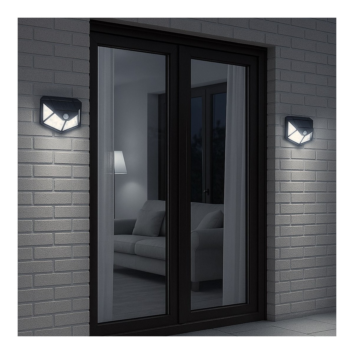 MiLagro EKO0617 - Lampa Solarna Batman 4000K designerskie oświetlenie