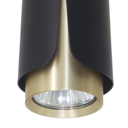 MiLagro ML0262 - Flower Black Gold Downlight unikalne oświetlenie