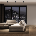 MiLagro ML0262 - Flower Black Gold Downlight unikalne oświetlenie