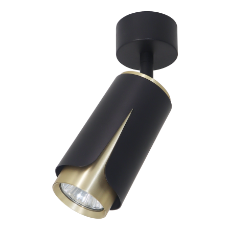 MiLagro ML0264 - Flower Black Gold Spot 1xGU10 stylowe oświetlenie