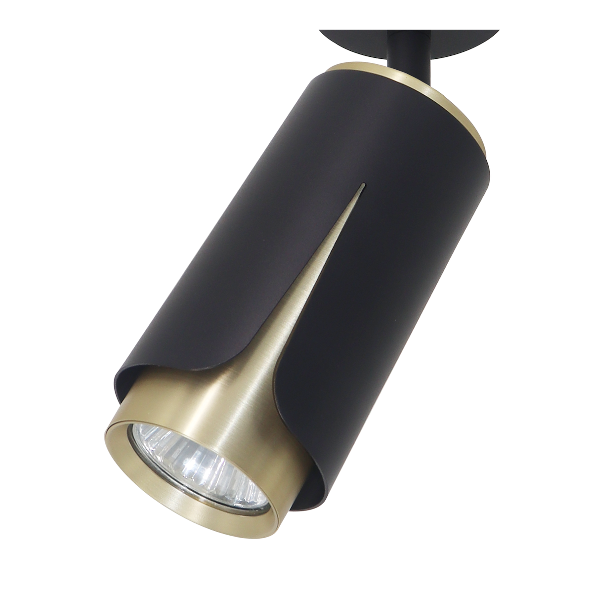 MiLagro ML0264 - Flower Black Gold Spot 1xGU10 stylowe oświetlenie