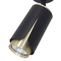 MiLagro ML0264 - Flower Black Gold Spot 1xGU10 stylowe oświetlenie