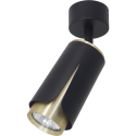MiLagro ML0264 - Flower Black Gold Spot 1xGU10 stylowe oświetlenie