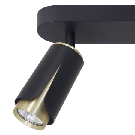 MiLagro ML0265 - Flower Black Gold Spot 2xGU10 ekskluzywne oświetleni