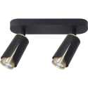 MiLagro ML0265 - Flower Black Gold Spot 2xGU10 ekskluzywne oświetleni