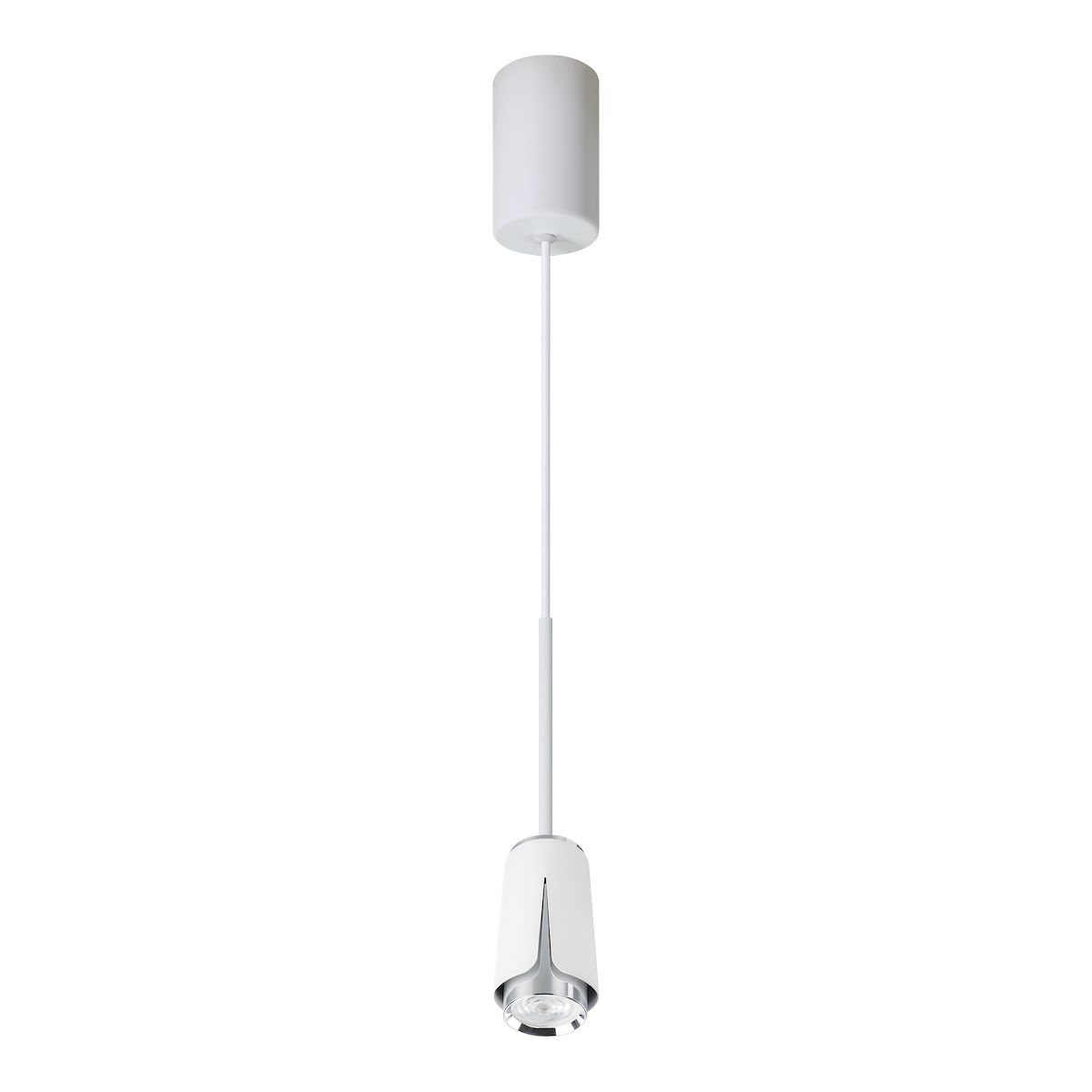 MiLagro Flower Chrome Lampa Wisząca 1xGU10 Biały ML0275