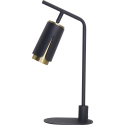 MiLagro ML0268 - Flower Black Gold Lampka Gabinetowa dekoracyjne oświ