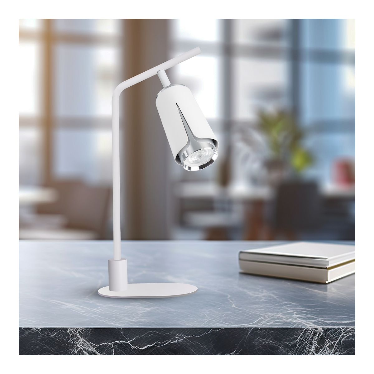 MiLagro ML0276 - Flower Chrome Lampka Gabinetowa niepowtarzalne oświe
