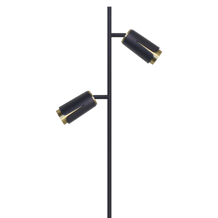 MiLagro ML0269 - Flower Black Gold Lampa Podłogowa eleganckie oświetl