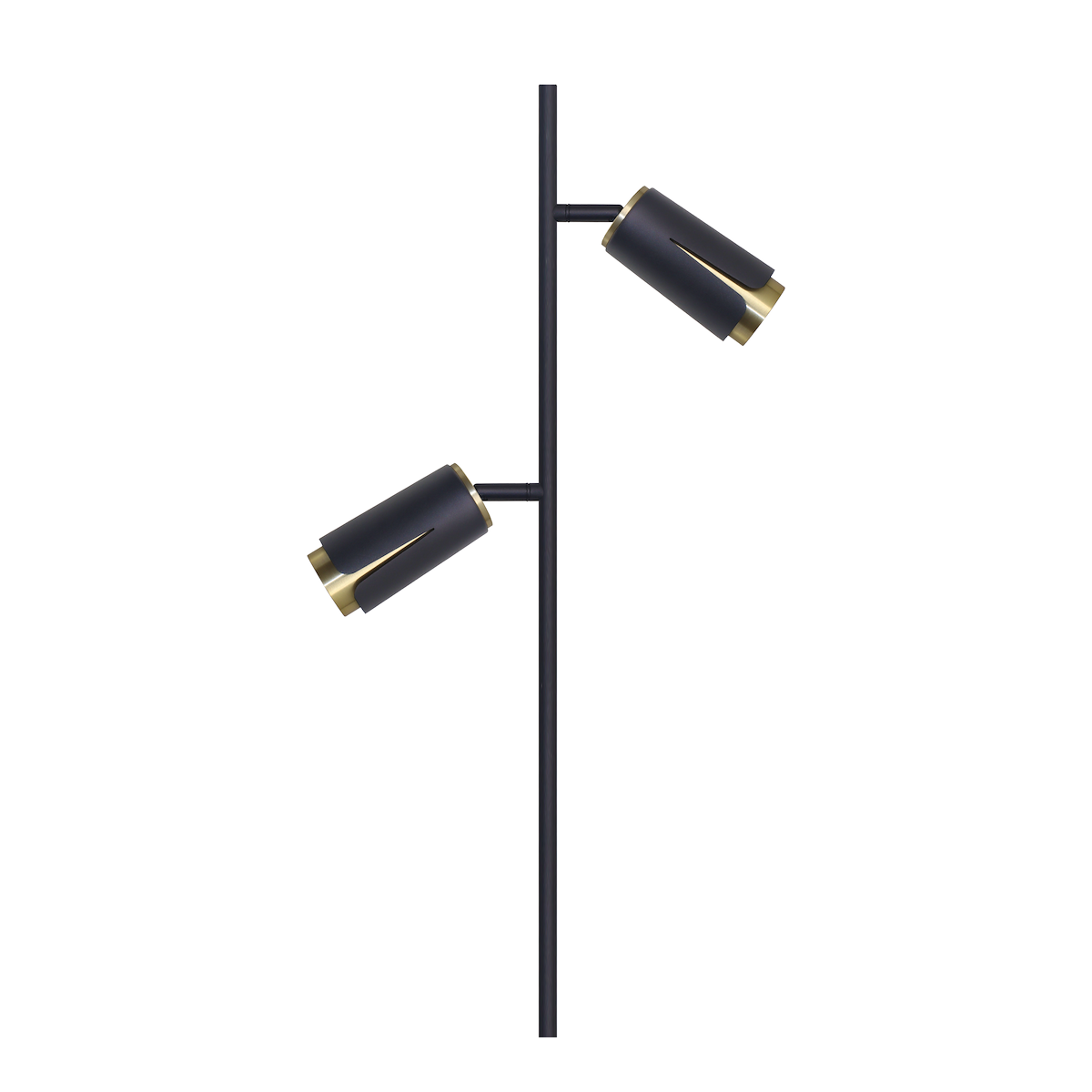MiLagro ML0269 - Flower Black Gold Lampa Podłogowa eleganckie oświetl