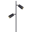 MiLagro ML0269 - Flower Black Gold Lampa Podłogowa eleganckie oświetl
