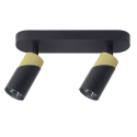 MiLagro ML0281 - Neo Black Gold Spot 2xGU10 wyjątkowy element aranżac