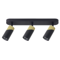 MiLagro ML0282 - Neo Black Gold Spot 3xGU10 wyjątkowe oświetlenie