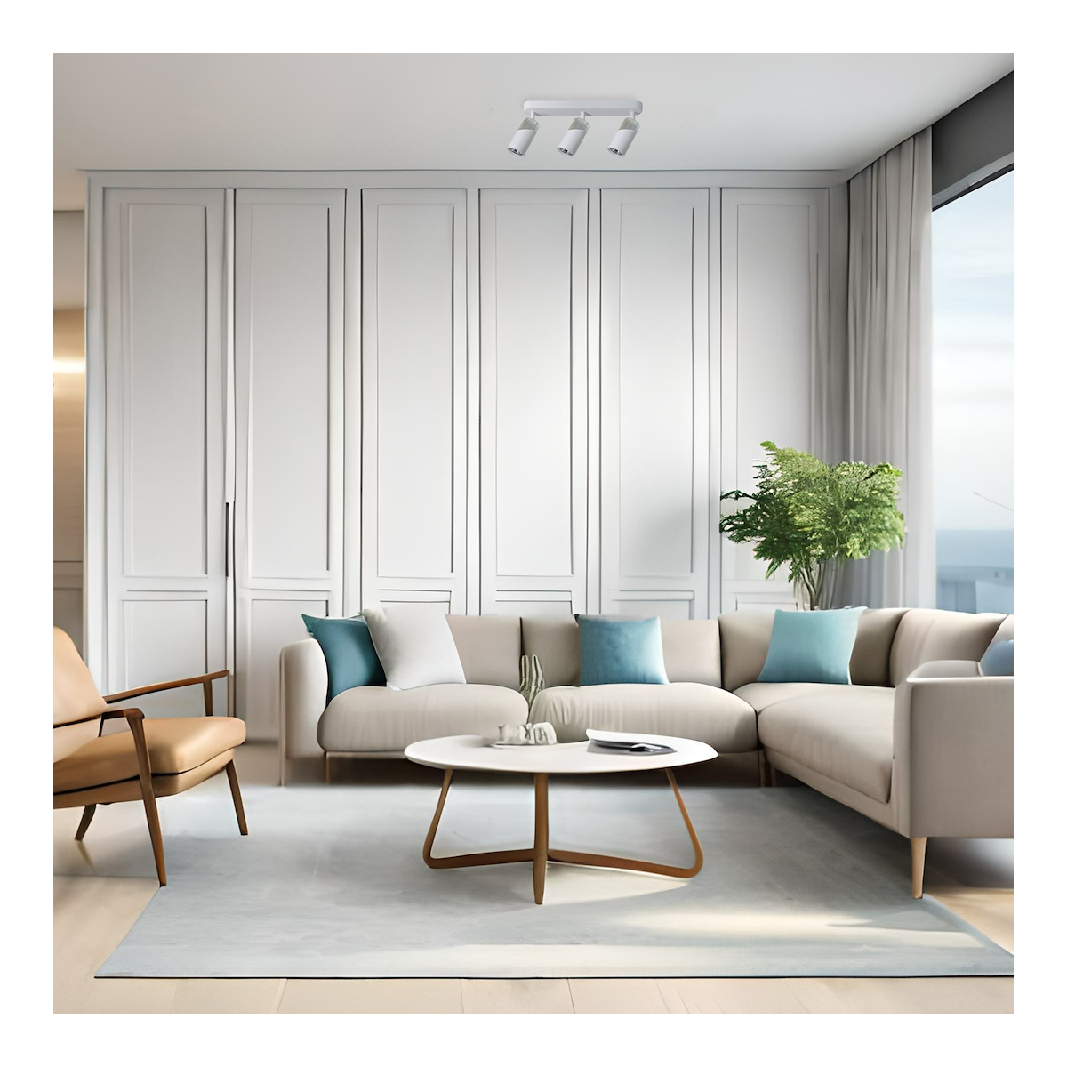 MiLagro ML0289 - Neo White Chrome Spot 3xGU10 dekoracyjne oświetlenie