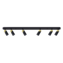 MiLagro ML0283 - Neo Black Gold Spot 6xGU10 unikalne oświetlenie