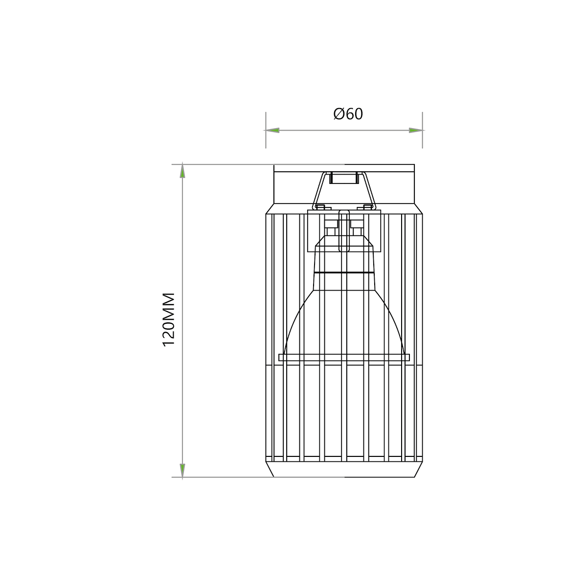 MiLagro ML0302 - Vertical White Downlight stylowe lampy sufitowe