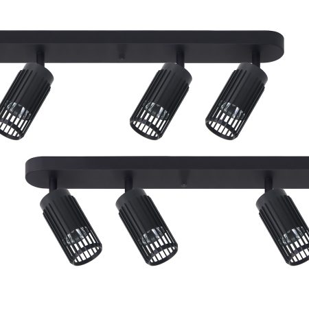 MiLagro ML0297 - Vertical Black Spot 6xGU10 światło podkreślające cha
