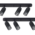 MiLagro VERTICAL BLACK SPOT 6xGU10 ML0297