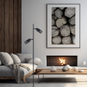 Vertical Black Lampa Podłogowa 2xGU10 ML0300