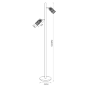 Vertical Black Lampa Podłogowa 2xGU10 ML0300