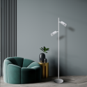 Vertical Biały Lampa Podłogowa 2xGU10 ML0310