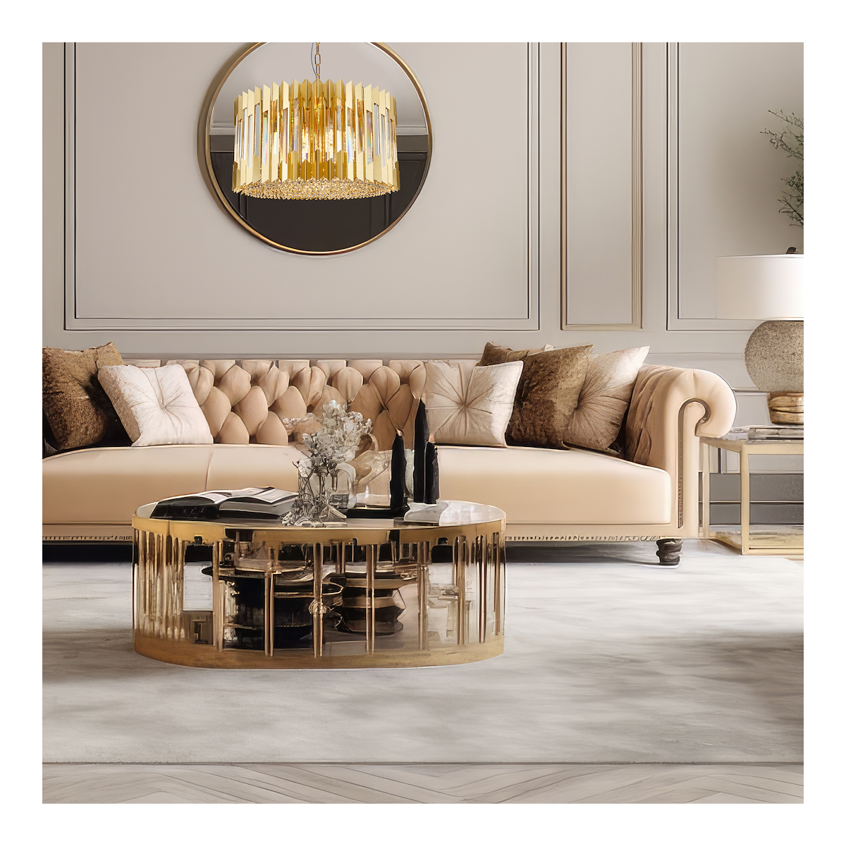 MiLagro ML0395 żyrandol RITZ GOLD 12xE14