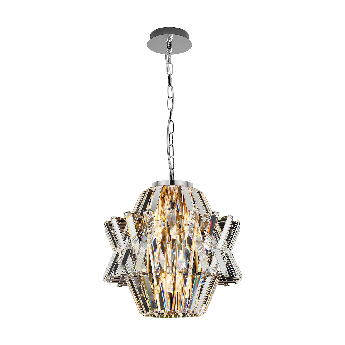 MiLagro ML0400 żyrandol CROWN CHROME