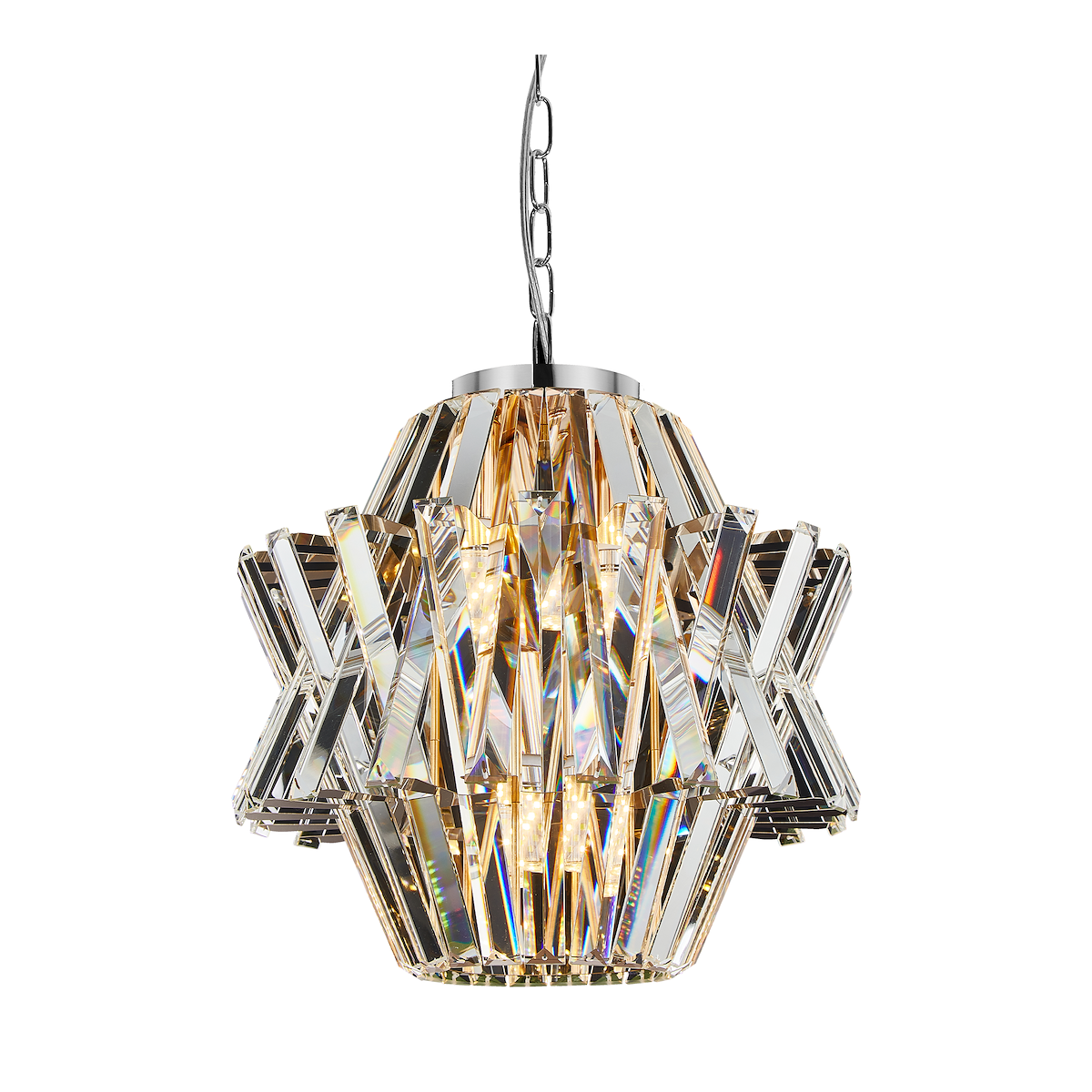MiLagro Żyrandol CROWN CHROME 4xE14 ML0400