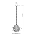MiLagro Żyrandol CROWN CHROME 4xE14 ML0400