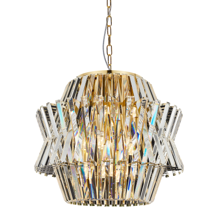 MiLagro ML0401 żyrandol CROWN GOLD 12xE14