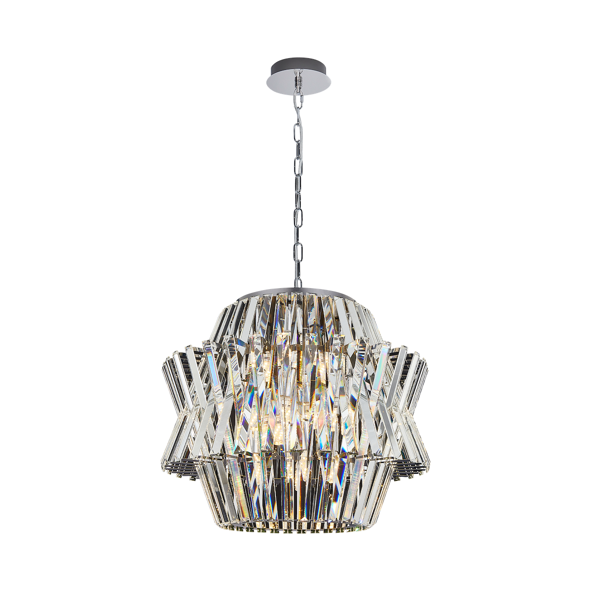MiLagro Żyrandol CROWN CHROME 12xE14 ML0402