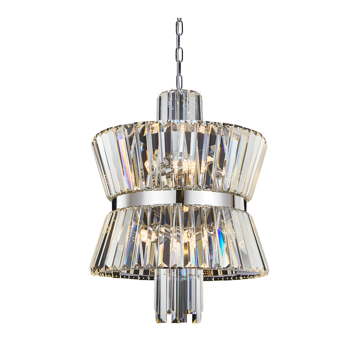 MiLagro Żyrandol AURELIA CHROME 8xE14 ML0404