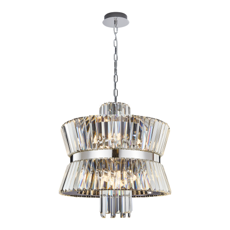 MiLagro Żyrandol AURELIA CHROME 12xE14 ML0406
