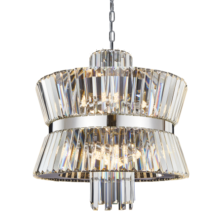 MiLagro Żyrandol AURELIA CHROME 12xE14 ML0406